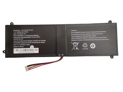 Аккумулятор для ноутбука Prestigio SmartBook 141 C2, UTL4776127-2S 5000mah 37Wh Тип-B 9pin ORIGINAL