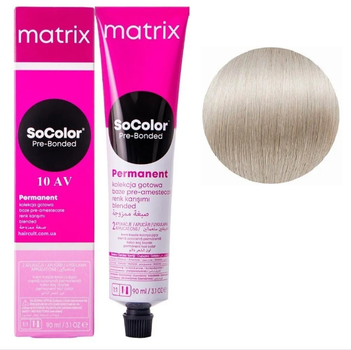 Крем-краска Matrix SoColor Pre-Bonded Cream №10AV Перламутровый пепельный очень светлый 90 мл