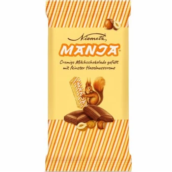 Шоколад молочний Manja Haselnusscreme (Горіх) - 88 g