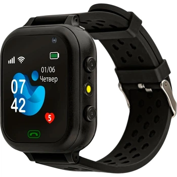 Детские смарт-часы AmiGo GO009, Camera, Led, Wi-Fi, BT5.0, 2G, 400mAh, Black UA UCRF