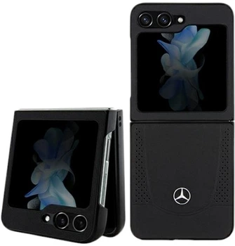 Etui Mercedes-Benz Leather Urban do Samsung Galaxy Z Flip 5 Black (MEHCZF5ARMBK)