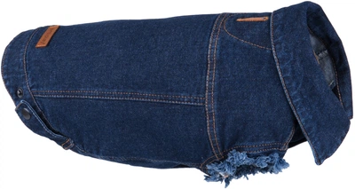 Куртка для собак Amiplay Denim з капюшоном 45 см Синя (5907563277441)