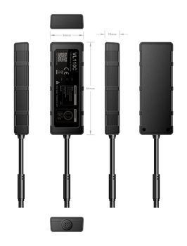 Автомобильный GPS трекер с поддержкой связи через через 4G LTE и GNSS/LTE антиглушением Jimi IoT VL110C