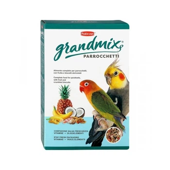 Корм для птиц Padovan GrMix Parrocche для средних попугаев 850 г (8001254001852)