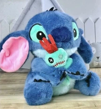 Мягкая игрушка Стич с куклой, Stitch плюшевая игрушка из мультфильма "Лило и Стич" 22 см