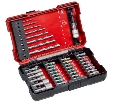 Набір біт і свердл по металу HSS Einhell L-Box KWB 39шт 0.43кг (00134049)