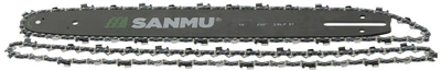 Шина SANMU 16" (40 см) + ланцюг (2шт) для твердих порід 3/8" 28/29 зубів паз 1,3 мм, цепш891