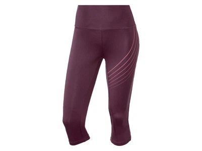 Спортивные леггинсы капри-бриджи для женщины Crivit LYCRA® 407224 XS Фиолетовый