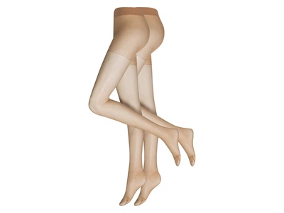 Колготки 40 Den набор 2 пары для женщины Esmara LYCRA® 434541-1 S Бежевый