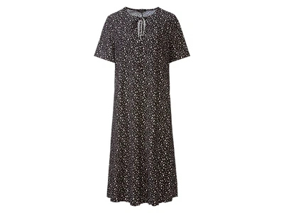 Платье с узором для женщины Esmara LIDL 369302 XL Черный