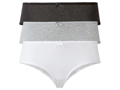 Трусики-хипстеры с кружевом набор 3 шт. для женщины Esmara LYCRA® 381767-1 S Комбинированный