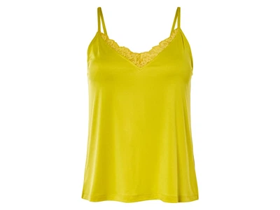 Топ з мереживом для жінки Esmara LYCRA® 464190 L жовтий