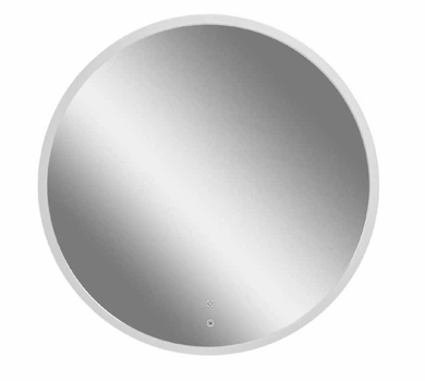 LED дзеркало Бостон 60 біле з підігрівом та сенсорним вимикачем