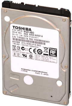 Жорсткий диск 2.5" Toshiba 500GB (MQ01ABD050V) Refurbished