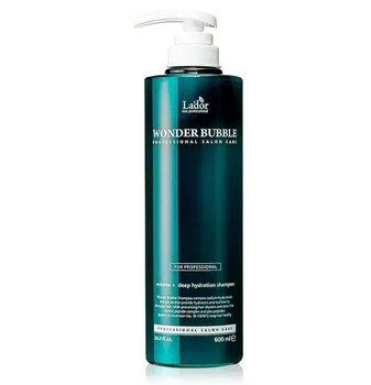 Пептидный шампунь для объема и гладкости локонов Lador Wonder Bubble Shampoo, 600 мл