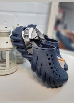 Легкие, удобные и брутальные сабо Crocs Echo Clog blue m8\w10 41-42 арт. 207937-48I