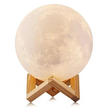 Сенсорный ночник светильник лампа луна 3D Moon Light RGB 13 см