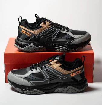 Мужские зимние кроссовки Xtep Otdoor Shoes 976419370004-5 Grey на флисе 45 29 см (11112219)