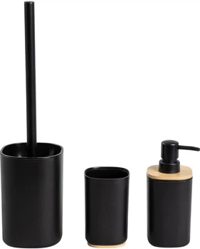 Zestaw akcesoriów łazienkowych Homla Essentials Salti Czarny (238717)
