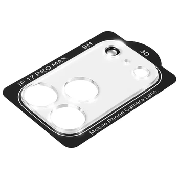 Защитное стекло на камеру Full Block для Apple iPhone 17 Pro Max (6.9") Прозрачный