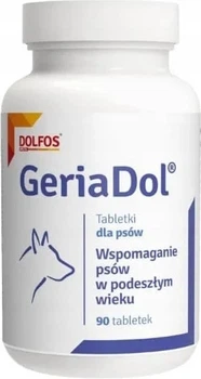 Suplement diety Dolfos GeriaDol dla psów seniorów 90 tabletek (5903772192445)