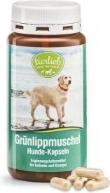 Omułek zielonowargowy Tierlieb by Sanct Bernhard mieszanka paszowa uzupełniająca dla psów 150 kapsułek (4250382202974)