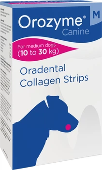 Gryzak dentystyczny ScanVet Orozyme Oradental Collagen Strips M dla psów 10-30 kg 141 g (5055037403565)
