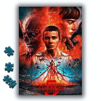 Пазл Очень странные дела Stranger Things Дивные дива 39.5х28.5 см А3 200 элементов (pazl_029A3)