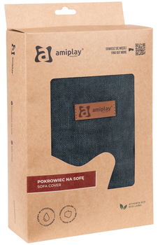 Pokrowiec Amiplay na sofę Moni rozmiar S Zielony (5907563304604)