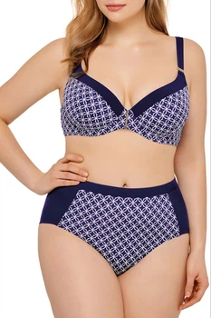 Верх купальника Push Up Marc & Andre 46F Сине-белый (64994)