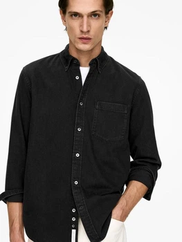 Сорочка джинсова чоловіча ARKET denim shirt 1187977006 52