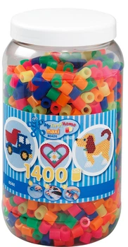 Набір термомозаїки Hama Maxi Neon Mix (051) у контейнері 1400 шт (5699201) (28178085421)