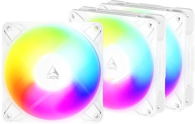 Zestaw wentylatorów Arctic P12 Pro Reverse A-RGB White 3 Pack (ACFAN00334A)