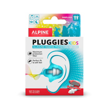 Універсальні багаторазові беруші для дітей Alpine Pluggies Kids SNR 26 дБ