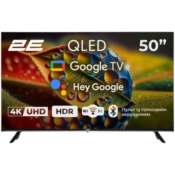 Телевизор 2E 50A77Q 50" дюймов 3840x2160 QLED Google TV