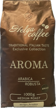 Helga Coffee Aroma Шоколад зернова кава 1000г. Україна