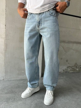 Мужские джинсы Difransel Baggy 31 светло-голубые
