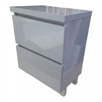 Пластикова тумба для підлоги Ламі Grey 3297 tought 50 см