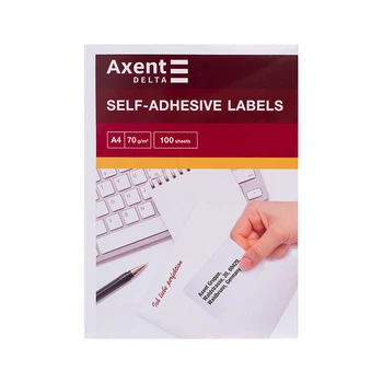 Этикетка самоклеящаяся Axent 105x37 (16 на листе) с/кл (100листов) (D4463-A)