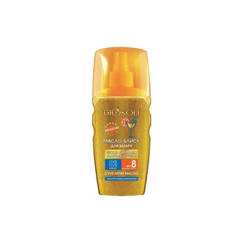 Средство для загара Біокон Gold Shimmer Масло-блеск SPF8 160 мл (4820160038578)