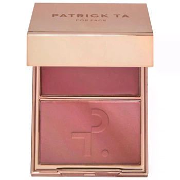 Румяна Patrick TA Major Headlines Double-Take Crème & Powder Blush Duo, Color: She Goes To The Gym - холодний бузково-рожевий, 2*5g