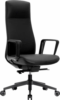 Кресло офисное GT RACER B-3195 Leather Black (B-3195 Black)