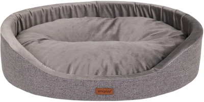 Legowisko dla psów Amiplay Siena owalne M Szare (5907563299153)
