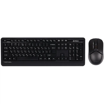 Комплект (клавиатура, мышь) беспроводной A4Tech FG1012 Black