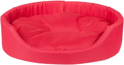Лежак для собак Amiplay Basic овальний L Червоний (5907563246263)