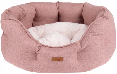 Legowisko dla psów Amiplay Como Colosseum M Różowe (5907563312418)