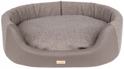 Legowisko dla psów Amiplay Milano Elipsa M Beżowe (5907563310605)