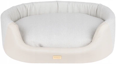 Legowisko dla psów Amiplay Milano Elipsa L Kremowe (5907563310636)