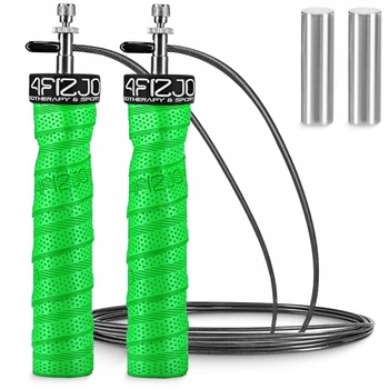 Скакалка скоростная для кроссфита 4FIZJO Speed Rope PRO+ Green (P-5907739313195)