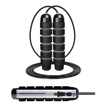 Скакалка скоростная для кроссфита Cornix Speed Rope Classic с отягощением XR-0352 Black